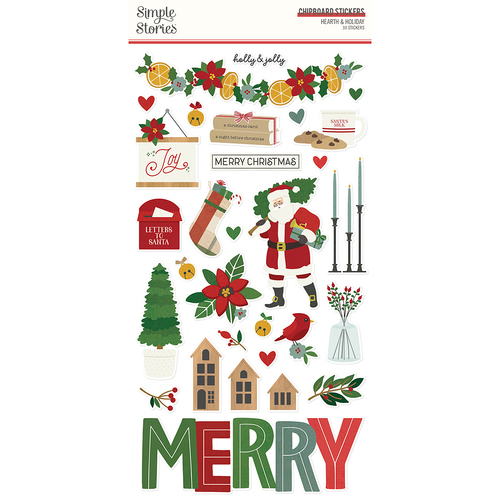 Simple Stories Hearth & Holiday 6x12 Chipboard