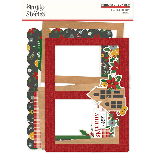 Simple Stories Hearth & Holiday Chipboard Frames