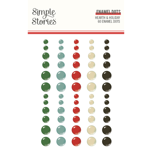 Simple Stories Hearth & Holiday Enamel Dots