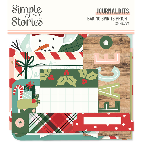 Simple Stories Baking Spirits Bright Journal Bits 