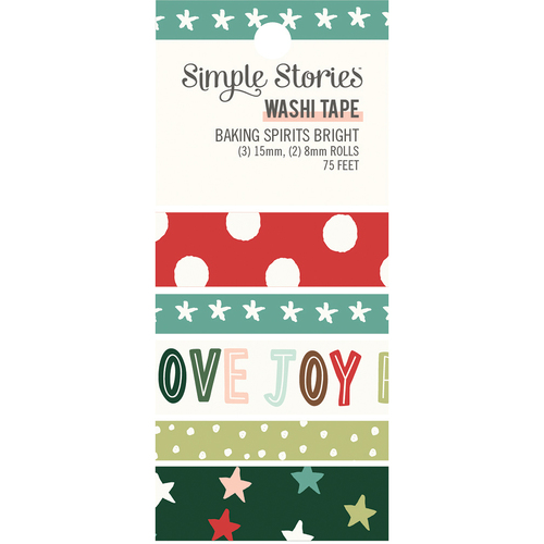 Simple Stories Baking Spirits Bright Washi Tape