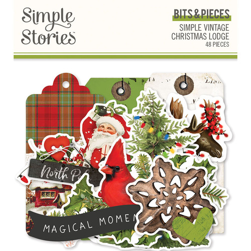 Simple Stories Simple Vintage Christmas Lodge Bits & Pieces