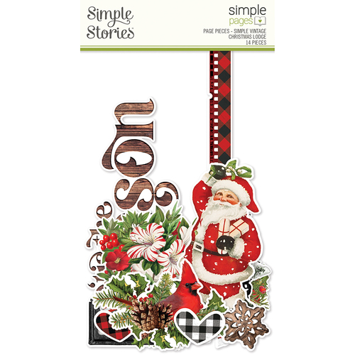 Simple Stories Simple Vintage Christmas Lodge Simple Pages Page Pieces