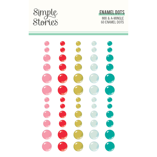 Simple Stories Mix & A-Mingle Enamel Dots