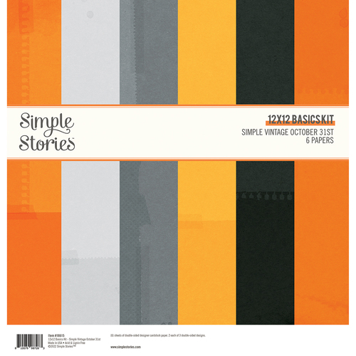 Simple Stories Simple Vintage October 31st 12x12 Basics Kit