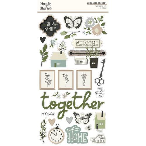 Simple Stories The Simple Life Chipboard Stickers