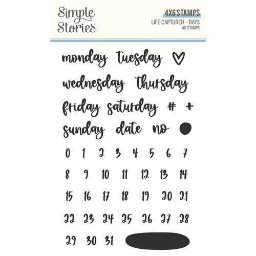 Simple Stories Life Captured Days Stamp