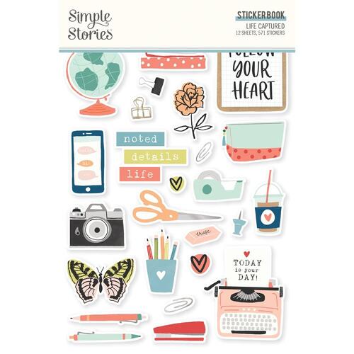 Simple Stories Life Captured Sticker Book