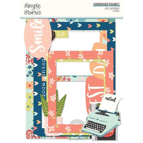 Simple Stories Life Captured Chipboard Frames