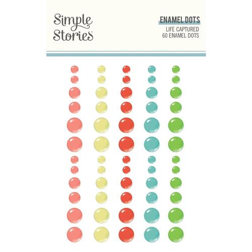 Simple Stories Life Captured Adhesive Enamel Dots