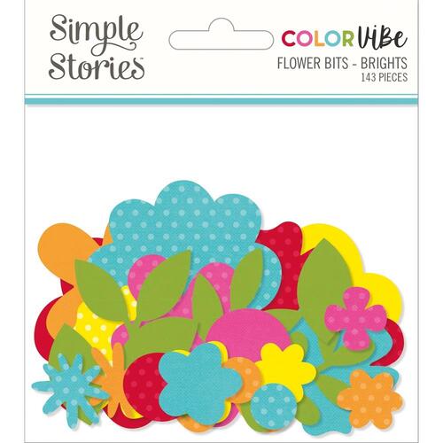 Simple Stories Color Vibe Brights Flower Bits