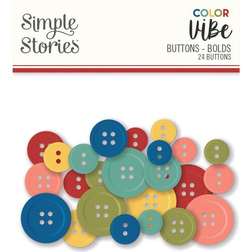 Simple Stories Color Vibe Bolds Buttons
