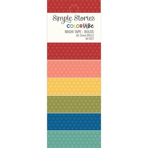 Simple Stories Color Vibe Washi Tape - Basics