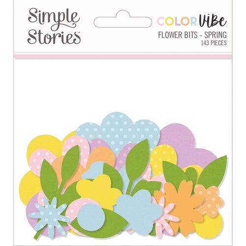 Simple Stories Color Vibe Spring Flower Bits