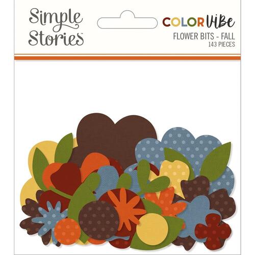 Simple Stories Color Vibe Fall Flower Bits