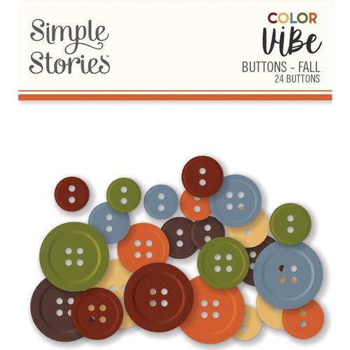 Simple Stories Color Vibe Fall Buttons