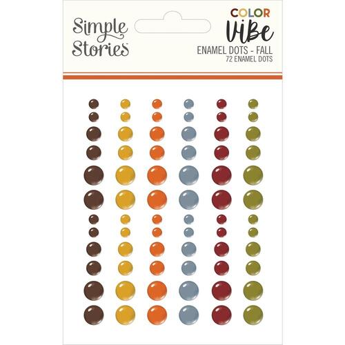 Simple Stories Color Vibe Fall Enamel Dots