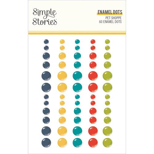 Simple Stories Pet Shoppe Enamel Dots