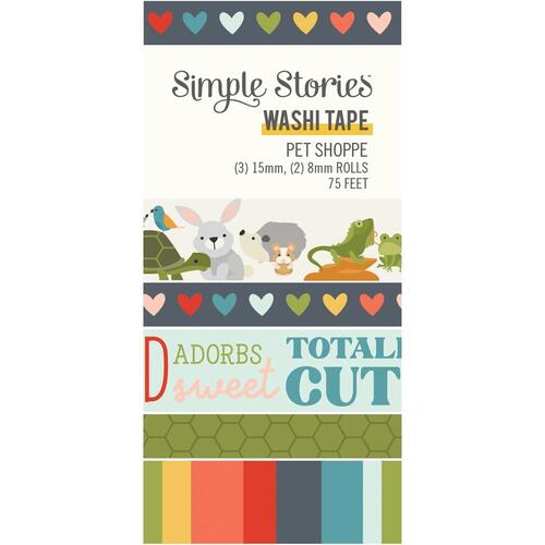 Simple Stories Pet Shoppe Washi Tape