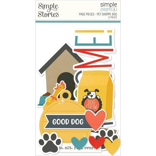 Simple Stories Pet Shoppe Dog Simple Page Pieces