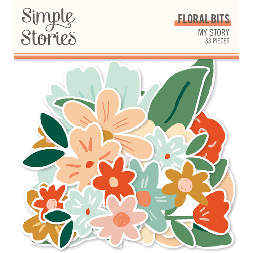 Simple Stories My Story Floral Bits & Pieces