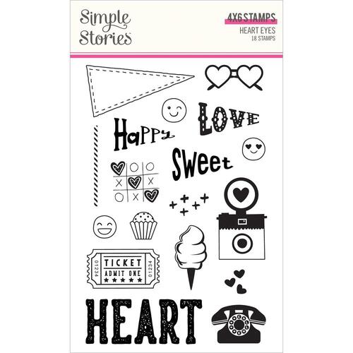 Simple Stories Heart Eyes Stamp