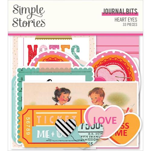 Simple Stories Heart Eyes Journal Bits & Pieces