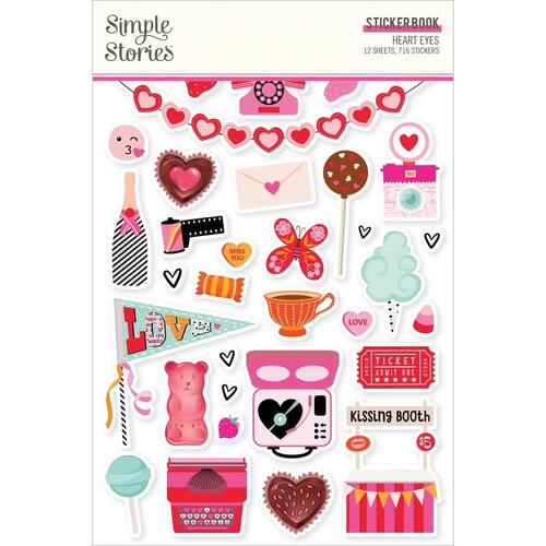 Simple Stories Heart Eyes Sticker Book