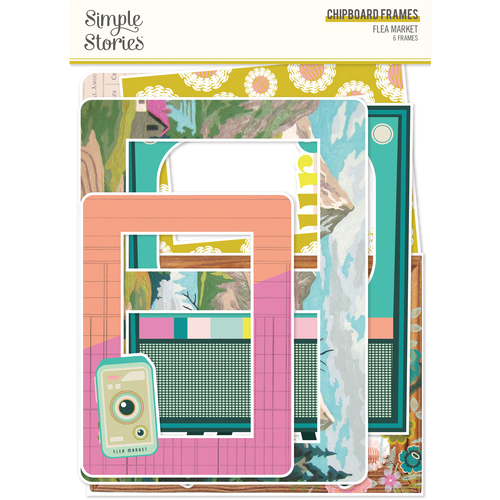 Simple Stories Flea Market Chipboard Frames