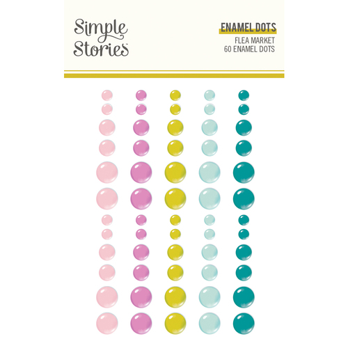 Simple Stories Flea Market Enamel Dots