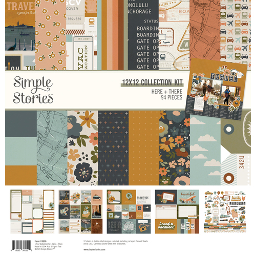 Simple Stories Here & There 12" Collection Pack