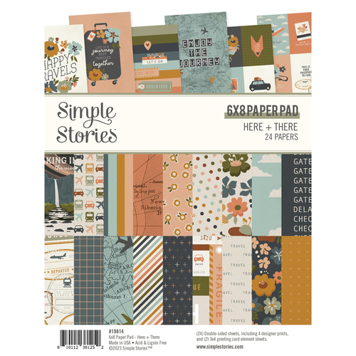 Simple Stories Here & There 6x8" Paper Pad