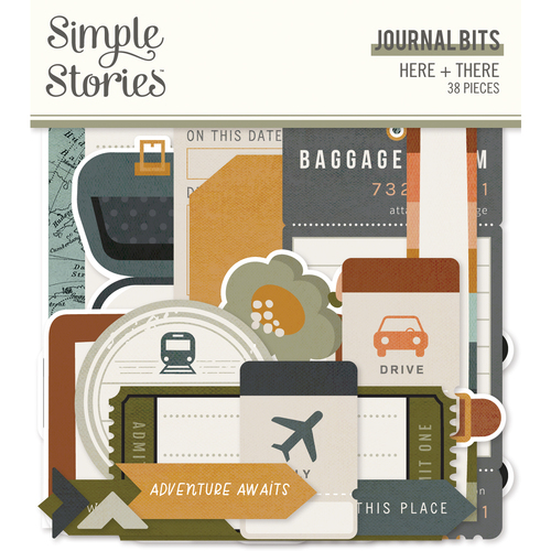 Simple Stories Here & There Journal Bits & Pieces