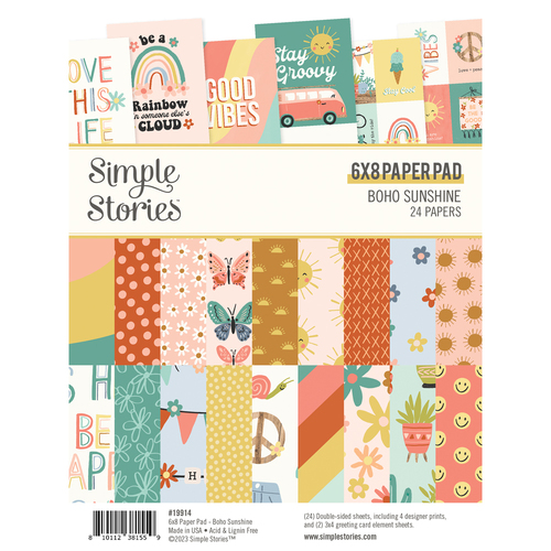 Simple Stories Boho Sunshine 6x8" Paper Pad