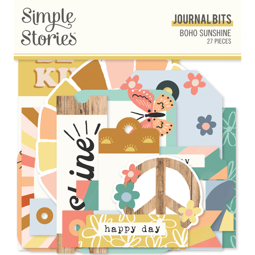 Simple Stories Boho Sunshine Journal Bits & Pieces