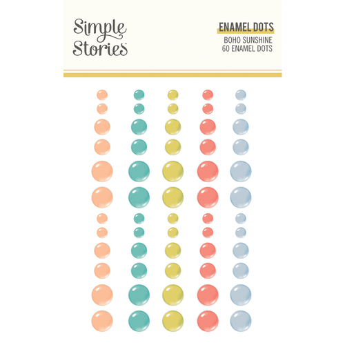 Simple Stories Boho Sunshine Enamel Dots