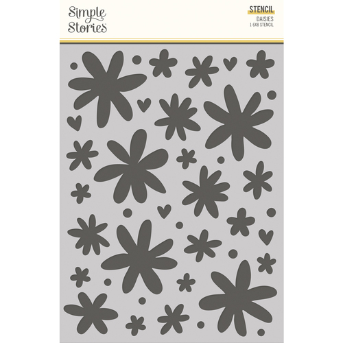 Simple Stories Boho Sunshine Daisies Stencil