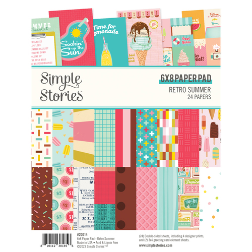 Simple Stories Retro Summer 6x8" Paper Pad