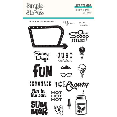 Simple Stories Retro Summer Stamps