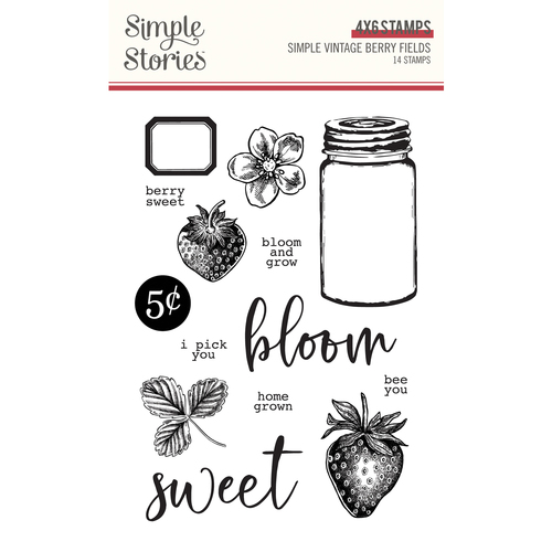 Simple Stories Simple Vintage Berry Fields Stamps