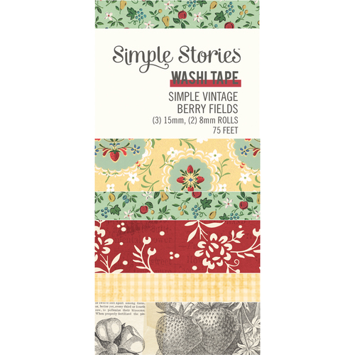 Simple Stories Simple Vintage Berry Fields Washi Tape