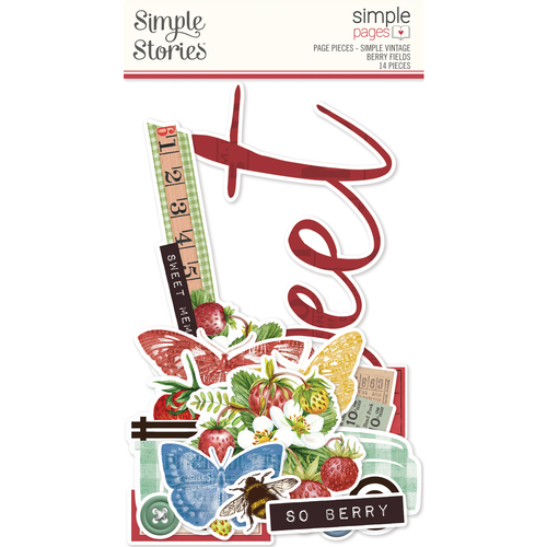 Simple Stories Simple Vintage Berry Fields Simple Page Pieces