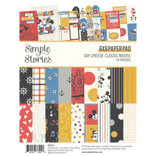 Simple Stories Say Cheese Classic Mouse - 6x8 Pad