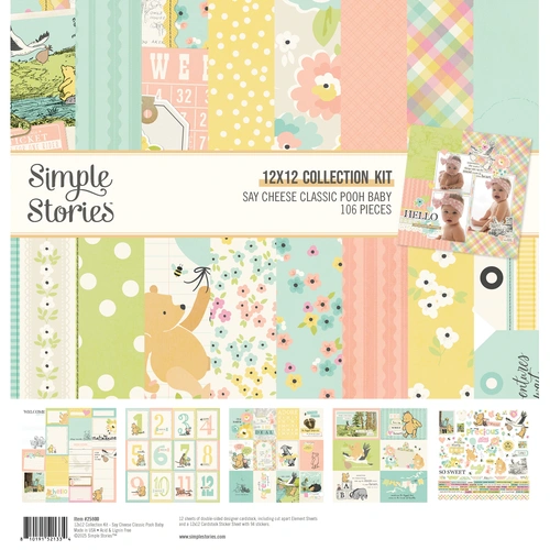 Simple Stories Say Cheese Classic Pooh Baby Collection Kit