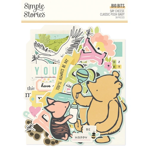 Simple Stories Say Cheese Classic Pooh Baby Big Bits & Pieces