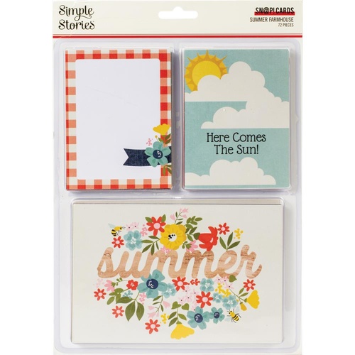 Simple Stories Summer Farmhouse Sn@p! Card Pack