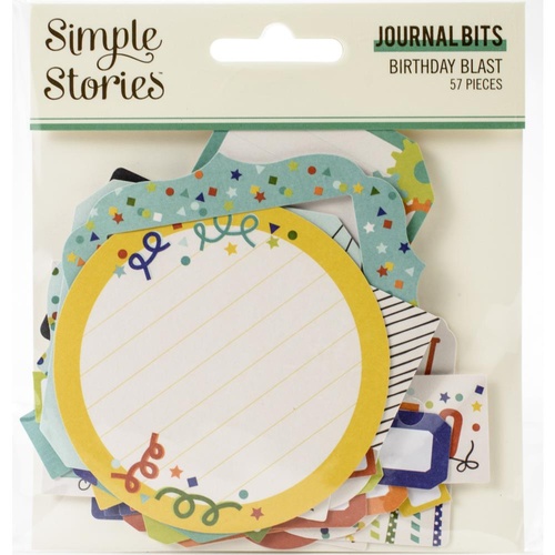 Simple Stories Birthday Blast Bits & Pieces Die-Cuts Journal