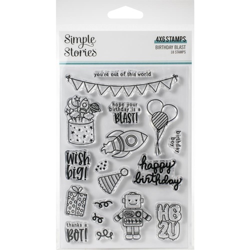 Simple Stories Birthday Blast Stamp