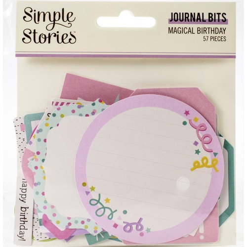Simple Stories Magical Birthday Bits & Pieces Die-Cuts Journal
