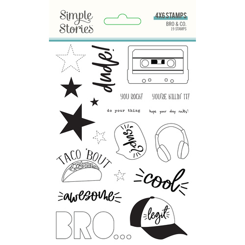 Simple Stories Bro & Co. Stamp